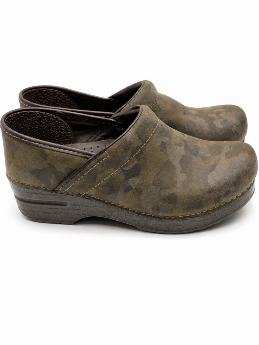 Dansko Women's Professional Clog Camo Leather Size US 7.5/ EU 38